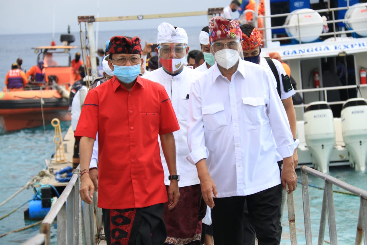 Ground Breaking  Pelabuhan di Nusa Penida, Menhub Sampaikan Bali Bangga Punya Wayan Koster 